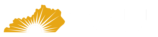 Maysville Community and Technical College with Kentucky State Logo and 16 rays of sunshine.
