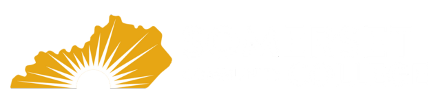 Somerset Community College with Kentucky State Logo and 16 rays of sunshine.